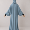 Aqua Blue Prayer Jilbab – With Cuffs