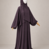 Dusty Mauve Prayer Jilbab – Without Cuffs
