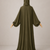 Henna pose 2 without cuffs Henna Prayer Jilbab – Without Cuffs