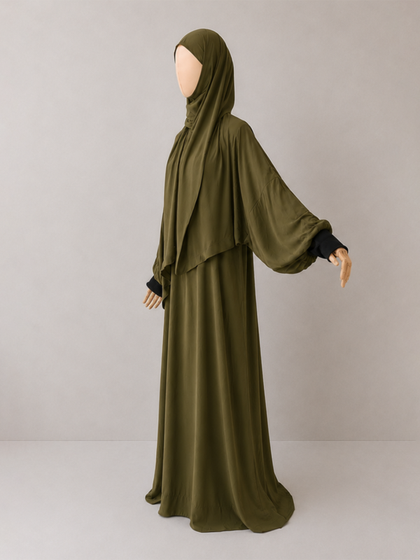 Henna Prayer Jilbab – With Cuffs