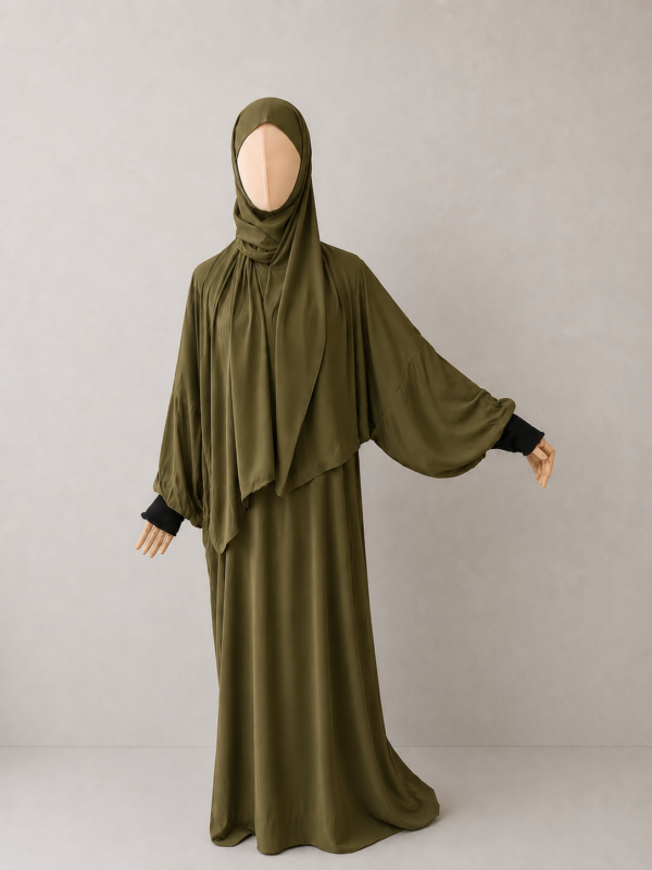 Henna Prayer Jilbab – With Cuffs