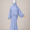 Light Blue without cuffs Light Blue Prayer Jilbab – Without Cuffs