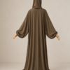 Light Brown Prayer Jilbab – Without Cuffs