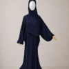 Navy Blue without cuffs Navy Prayer Jilbab – Without Cuffs