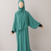 Turqoisewith cuffs Turquoise Prayer Jilbab – With Cuffs