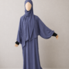 Violet Bluewith cuffs Violet Blue Prayer Jilbab – With Cuffs