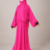 Candy Pink Prayer Jilbab – With Cuffs